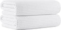 MICROFI New Microfiber Waffle Bath Towels, 2 Pieces, Fast Drying, Lint Free 430 by Unknown
