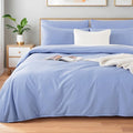 NEXHOME PRO Full Duvet Cover Set, 100% Washed Cotton by NEXHOMEPRO