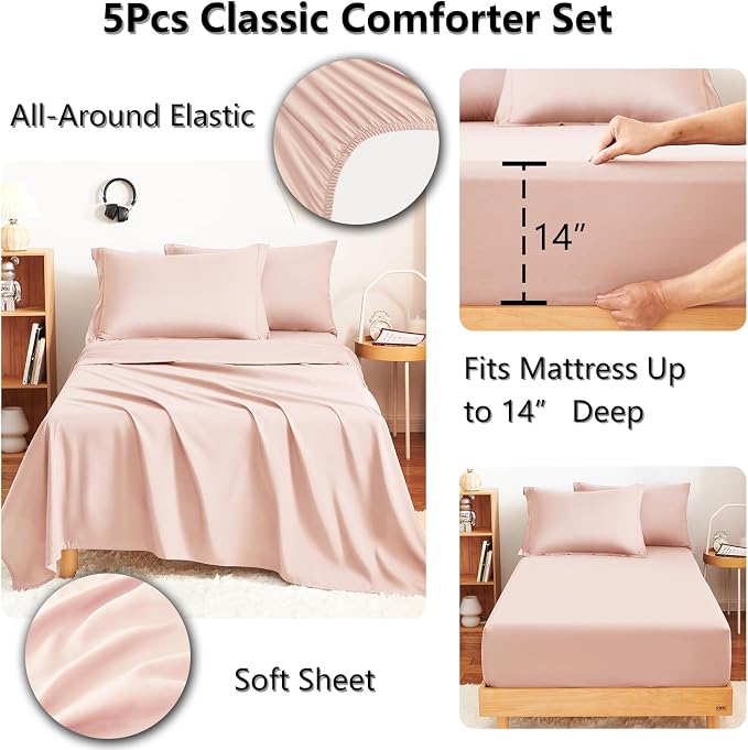 CozyLux Twin Comforter Set - Image 4