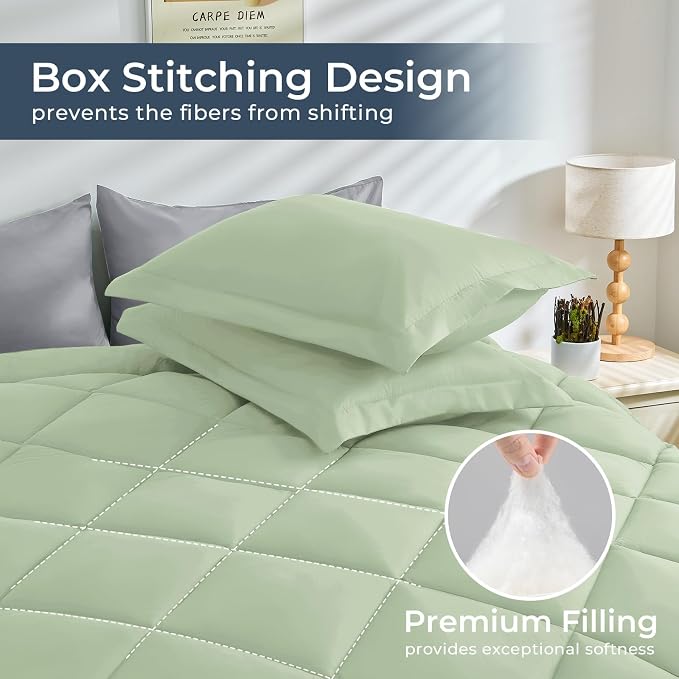 HEVUMYI Queen Comforter Set - Image 3
