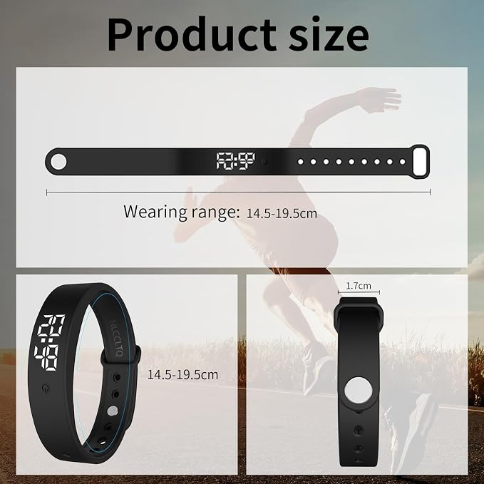 Effective Alarm Clocks for Deep Sleepers Silent Vibrating Wristband Shock Wrist - Image 7