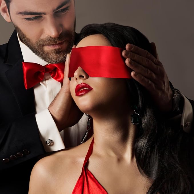 FRESHME 2pc Satin Sleep Mask - Image 3