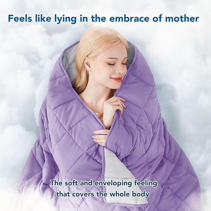 Topcee Weighted Blanket for Adults Queen Size Soft Cooling Heavy Blanket - Image 3