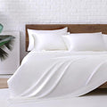 MR&HM Satin Bed Sheets, Full Size Sheets Set by MRHM