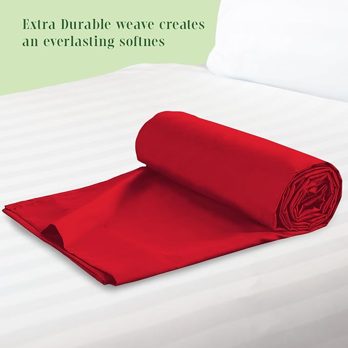 Elegant Comfort Premium Hotel Quality 1-Piece Flat Sheet, Luxury & Softest 1500 - Image 3