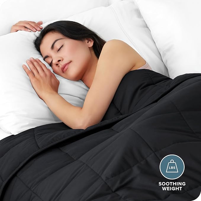 Bare Home Weighted Blanket Full or Queen Size 12lb - Image 2