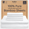 Bambaw 100% Viscose Derived from Bamboo Queen Size Sheet Set by Bambaw