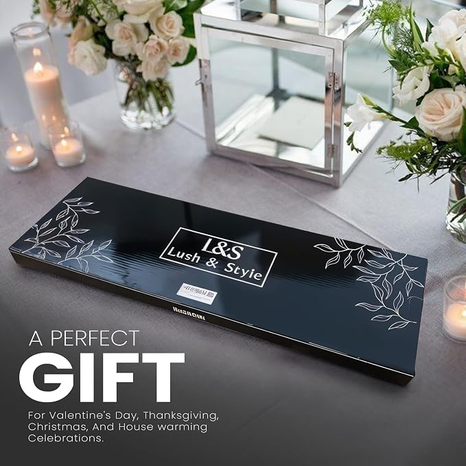 Lush & Style Premium Large Bathtub Tray Large & Thick 35x10 Inch, Acacia Wood - Image 7
