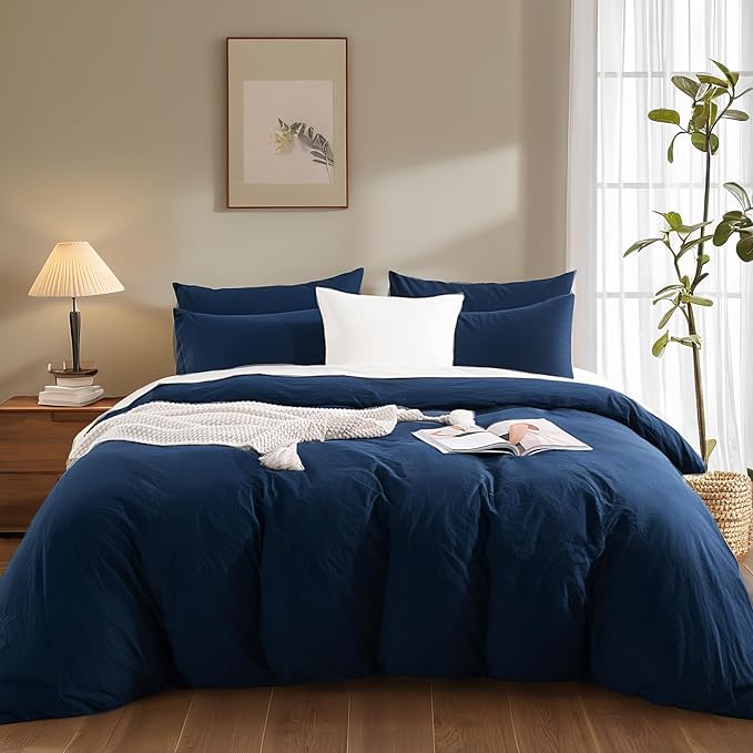 NEXHOME PRO Queen Duvet Cover Set, 100% Certified Organic Cotton - Image 2