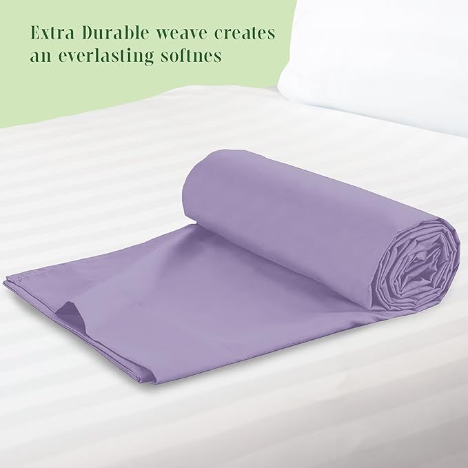 Elegant Comfort Premium Hotel Quality 1-Piece Flat Sheet, Luxury & Softest 1500 - Image 3