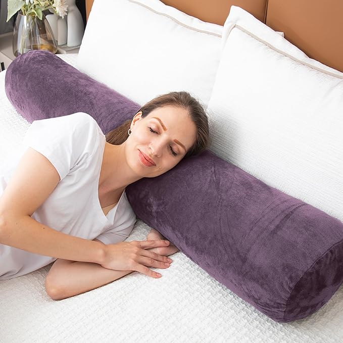 1 MIDDLE ONE Bolster Pillow for Bed, Long Round Body Pillow for Adults - Image 4