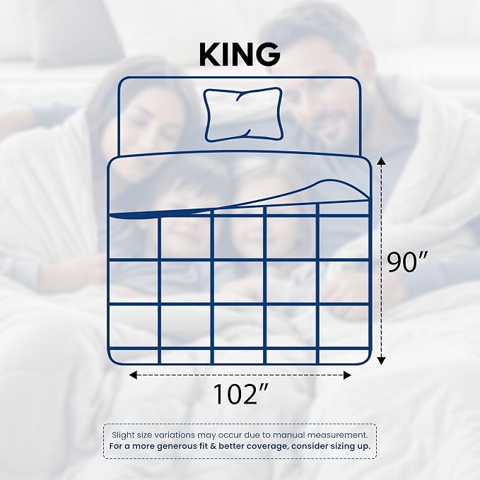 Utopia Bedding Comforters King Size, All Season Duvet Insert, Down Alternative - Image 2