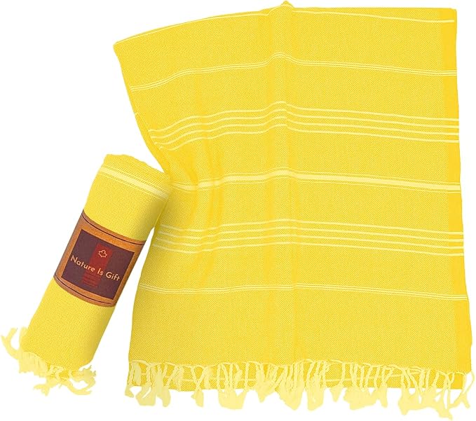 Beach Towel 100% Cotton Turkish Beach Towel Adult 38x70 Inch Pre-washed - Image 2