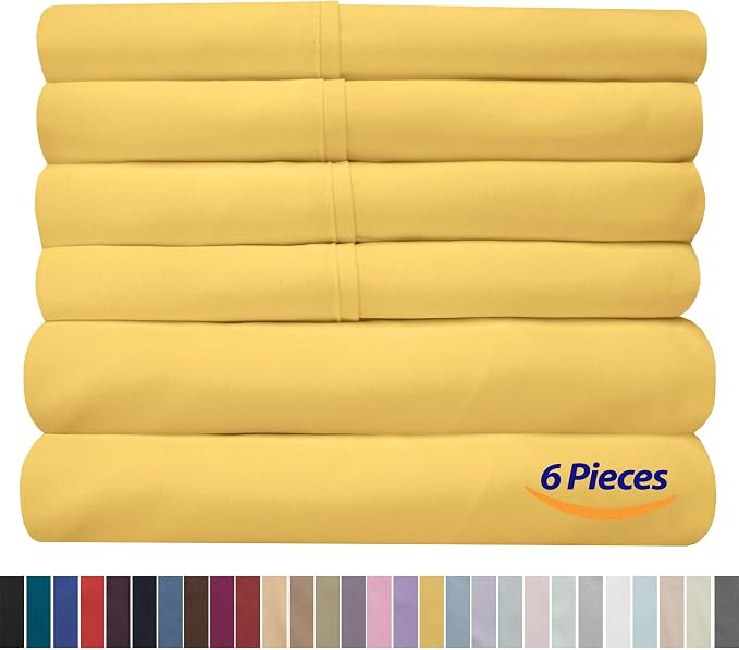 Sweet Home Collection Quality Deep Pocket Bed Sheet Set - Image 6