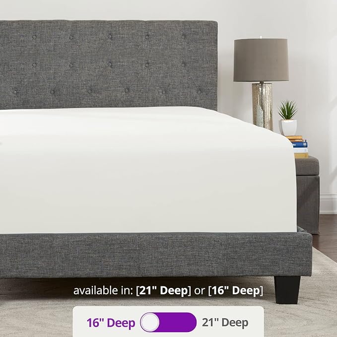 DeaLuxe California King Fitted Sheet Deep Pocket - Image 3