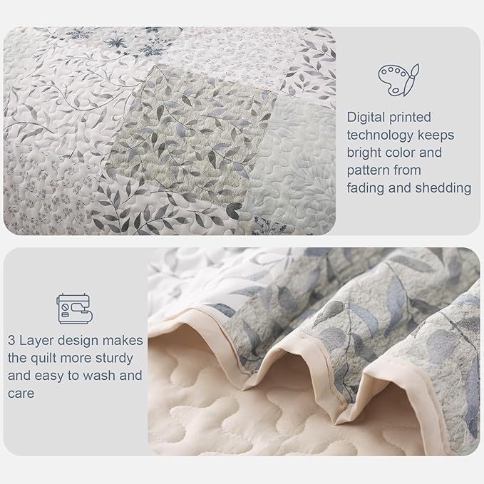 Exclusivo Mezcla Reversible Boho Quilts King Size - Image 5