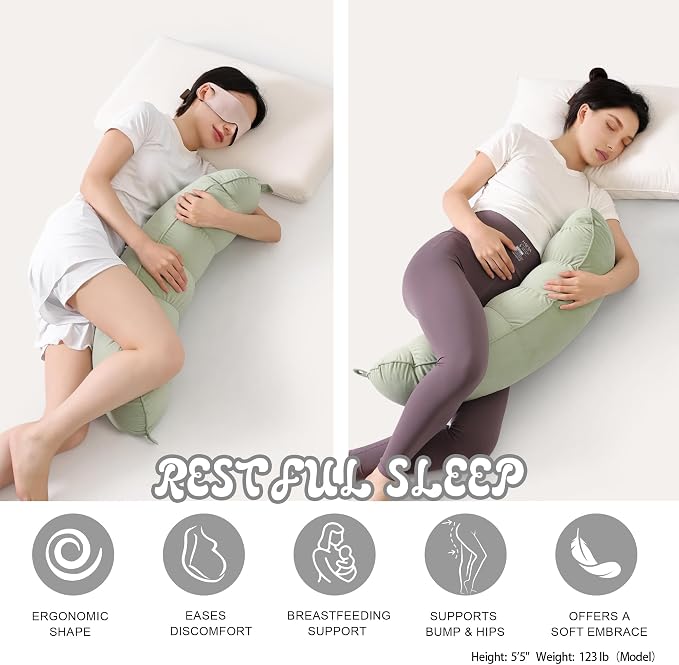 Peallow – Long Round Body Pillow - Image 5
