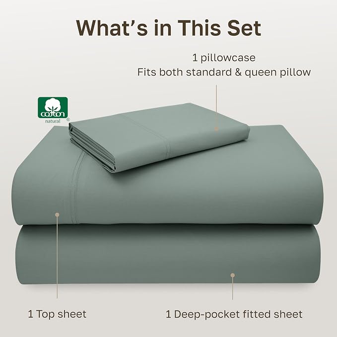 California Design Den Twin Sheet Set - Image 4