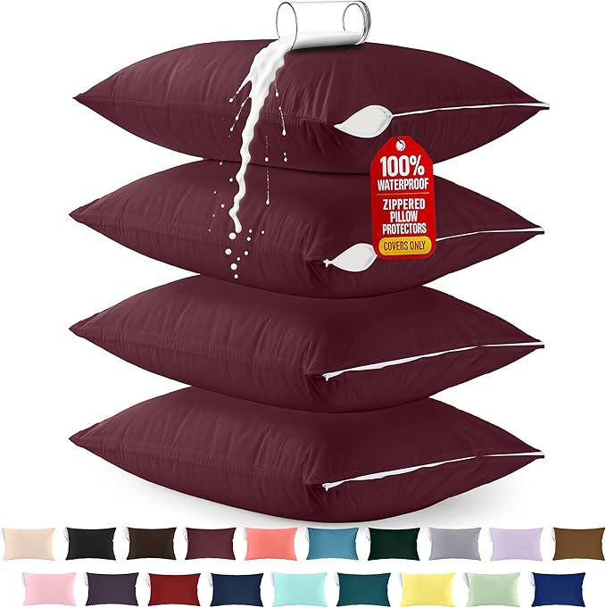 Utopia Bedding Premium 100% Waterproof Pillow Protectors by UTOPIABEDDING