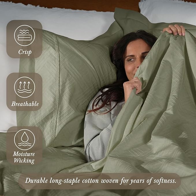 Threadmill Queen Sheet Set for Queen Mattresses | 800 Thread Count Jacquard - Image 3