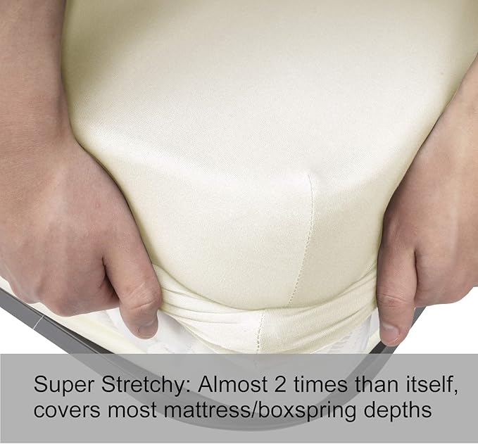 Soft Stretch King Size Fitted Sheet Only - Image 5