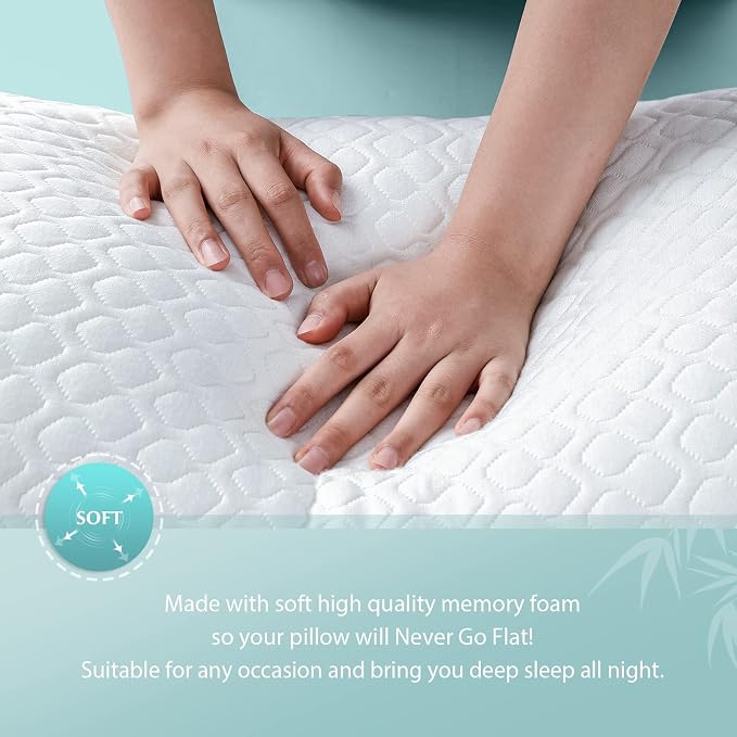 Rainmr Extra Long Body Pillow Memory Foam 160x50cm – Body Pillows - Image 5