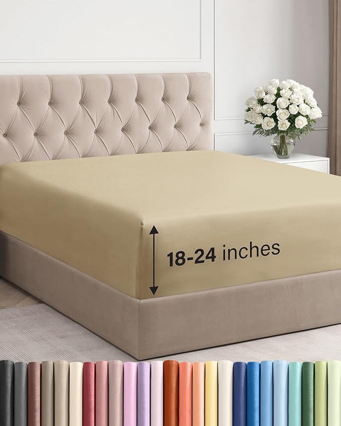 Extra Deep Queen Fitted Sheet by CGKUnlimited