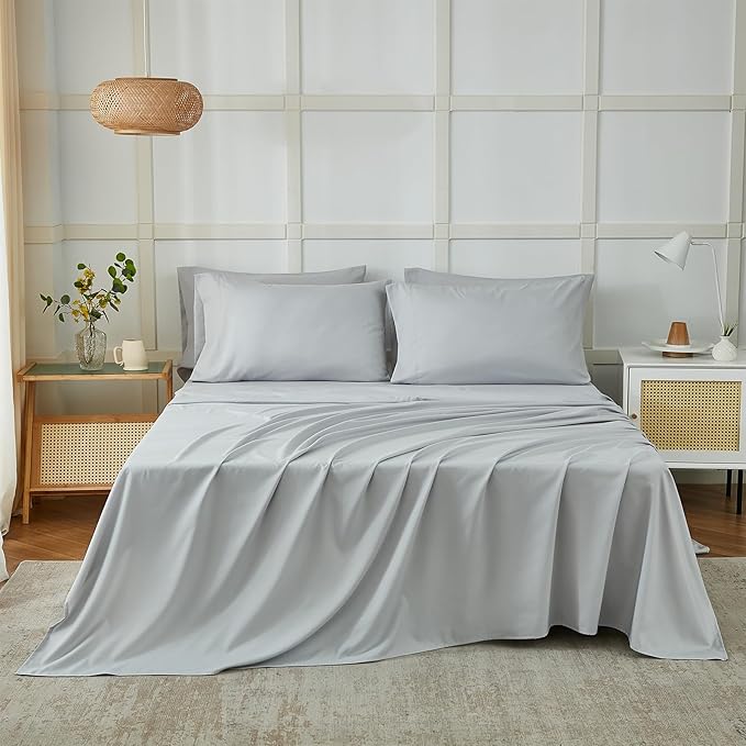 ILAVANDE Queen Sheets Set 6 Piece, Hotel Luxury Super Soft 1800 Series - Image 2