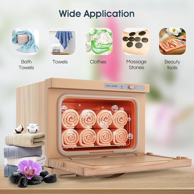 Towel Warmer Cabinet, 8L Hot Spa Small Towel Warmer Heating Use - Image 4