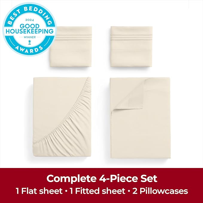 Mellanni Extra Deep California King Sheets - Image 4
