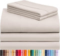 LuxClub 5 PC Sheet Set Bed Sheets Deep Pockets 16" Eco Friendly Wrinkle Free by LuxClub