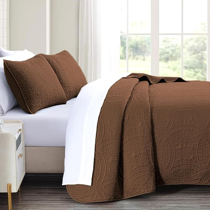 akkialla King/Cal King Quilt Bedding Set, Lightweight Soft Bedspread Coverlet - Image 4