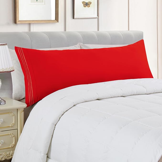 Elegant Comfort Luxury Ultra-Soft 1-Piece Body Pillowcase - Image 2