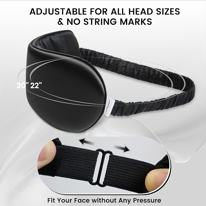 100% Pure Mulberry Silk Eye Mask - Image 3