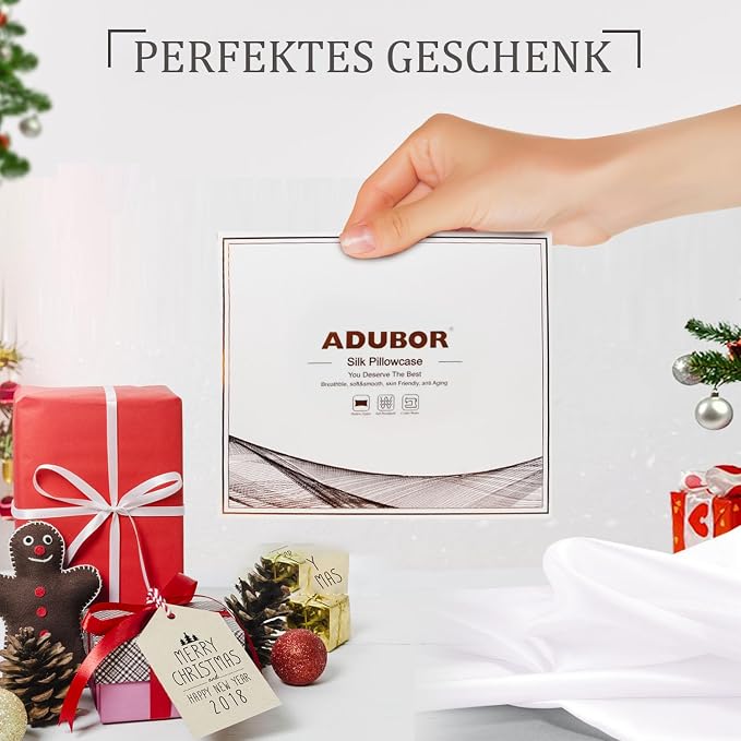 Adubor Silk Pillowcase, 31.5 x 31.5 inches, - Image 7