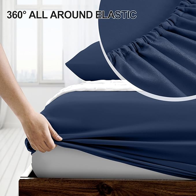 FreshCulture Queen Fitted Sheet Only 2 Pack - Image 3