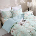 LONAVA Queen Flower 3 Pcs Duvet Cover Set, Breathable Soft Microfiber Light by LONAVA