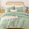 ROSGONIA Queen Comforter Set Sage Green, All Season Lightweight Blanket Quilt by ROSGONIA