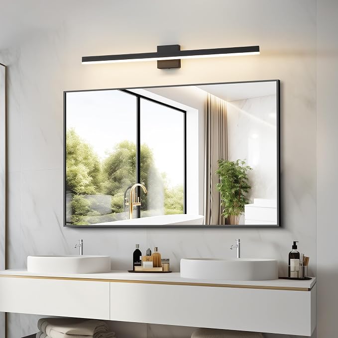 Black Bathroom Vanity Light 39.4 inch, 30W Dimmable 5CCT LED Modern Bathroom - Image 3