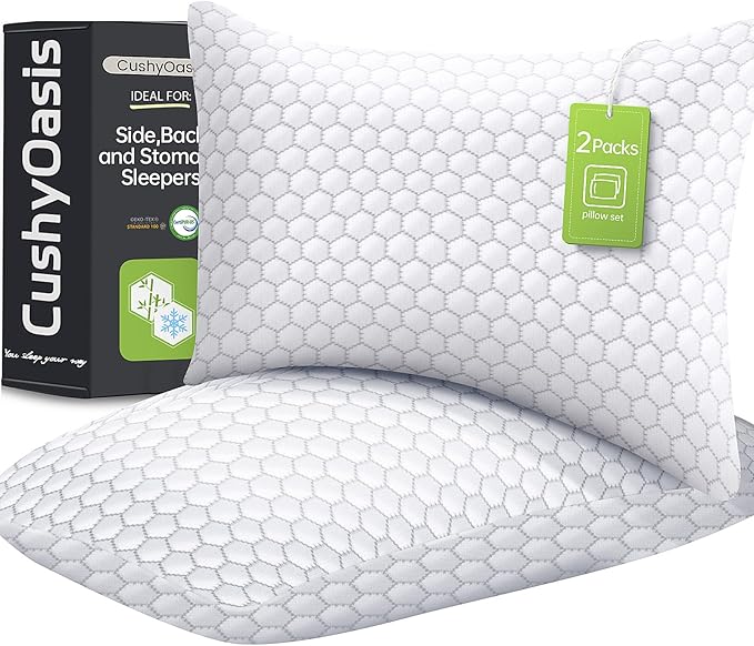 CushyOasis Shredded Memory Foam Pillow by CushyOasis