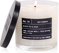 Lulu Candles | Black Tea & Sage | Luxury Scented Soy Jar Candle | Hand Poured by LULUCANDLES