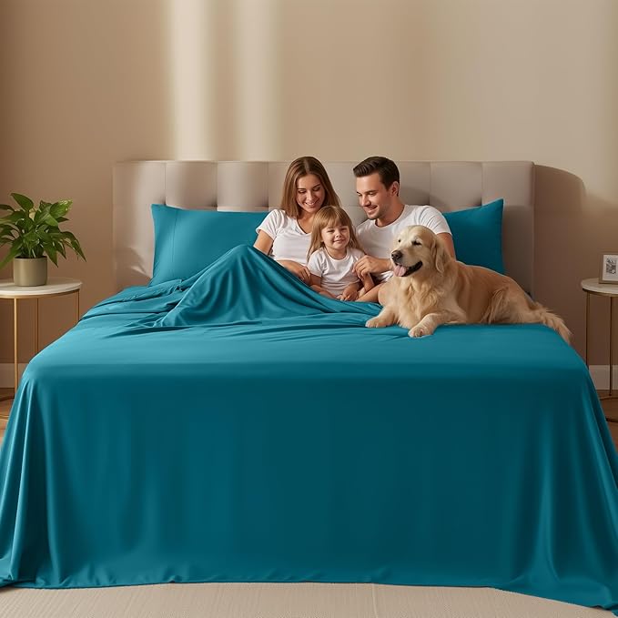 Utopia Bedding California King Size Sheet Set – 4 Piece Bed Sheets, Soft and - Image 2
