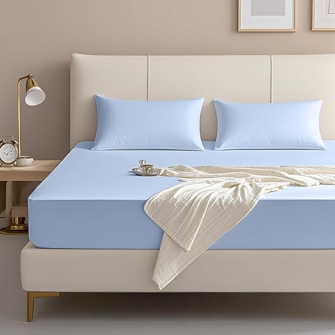FreshCulture Twin Fitted Sheet Only – Premium Hotel-Quality Fitted Sheet - Image 2