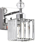 PRESDE 1-Light Bathroom Vanity Light, Modern Chrome Wall Sconce by HOME