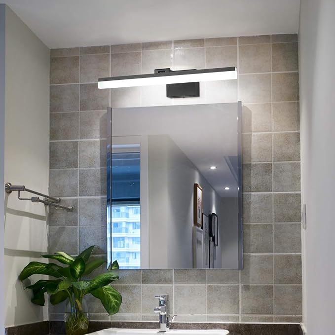 SOLFART Dimmable Black Vanity Light Bar Lighting Fixtures Modern Bathroom Light - Image 4