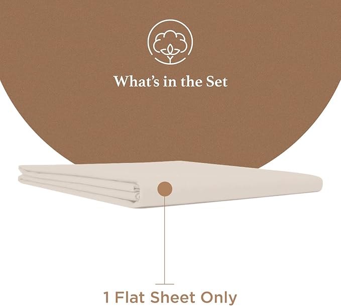 Good Sleep Bedding Flat Sheet Full - Image 2