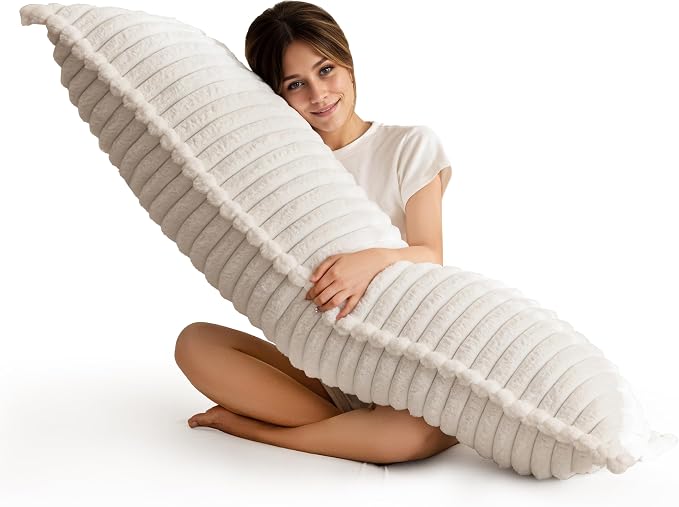 HIGOGOGO Memory Foam Body Pillow, Thickened Large Long Bed Pillow by HIGOGOGO