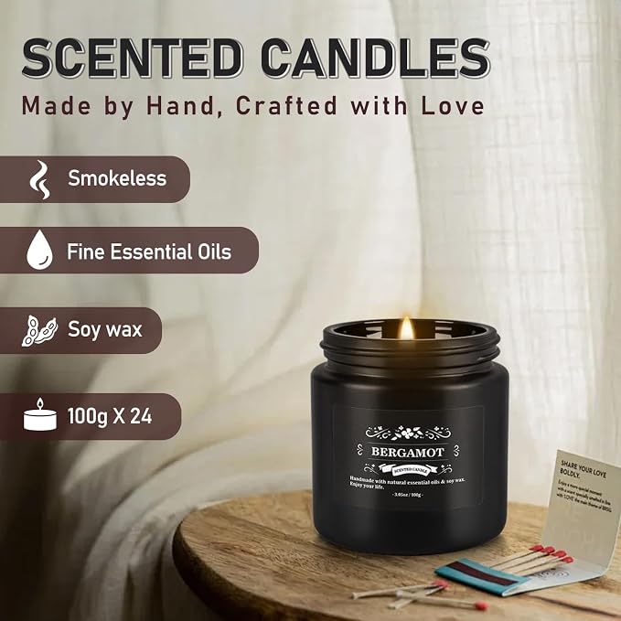 Scented Candle Set 24 Pack, Candle - Image 6
