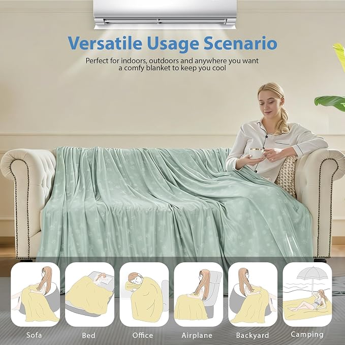 OIGAE Cooling Blanket for Hot Sleepers - Image 5