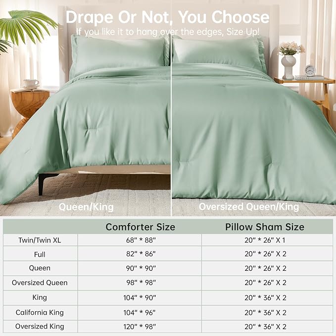 MUXHOMO Queen Comforter Set, All Season Ultra Soft Down Alternative Bedding - Image 8